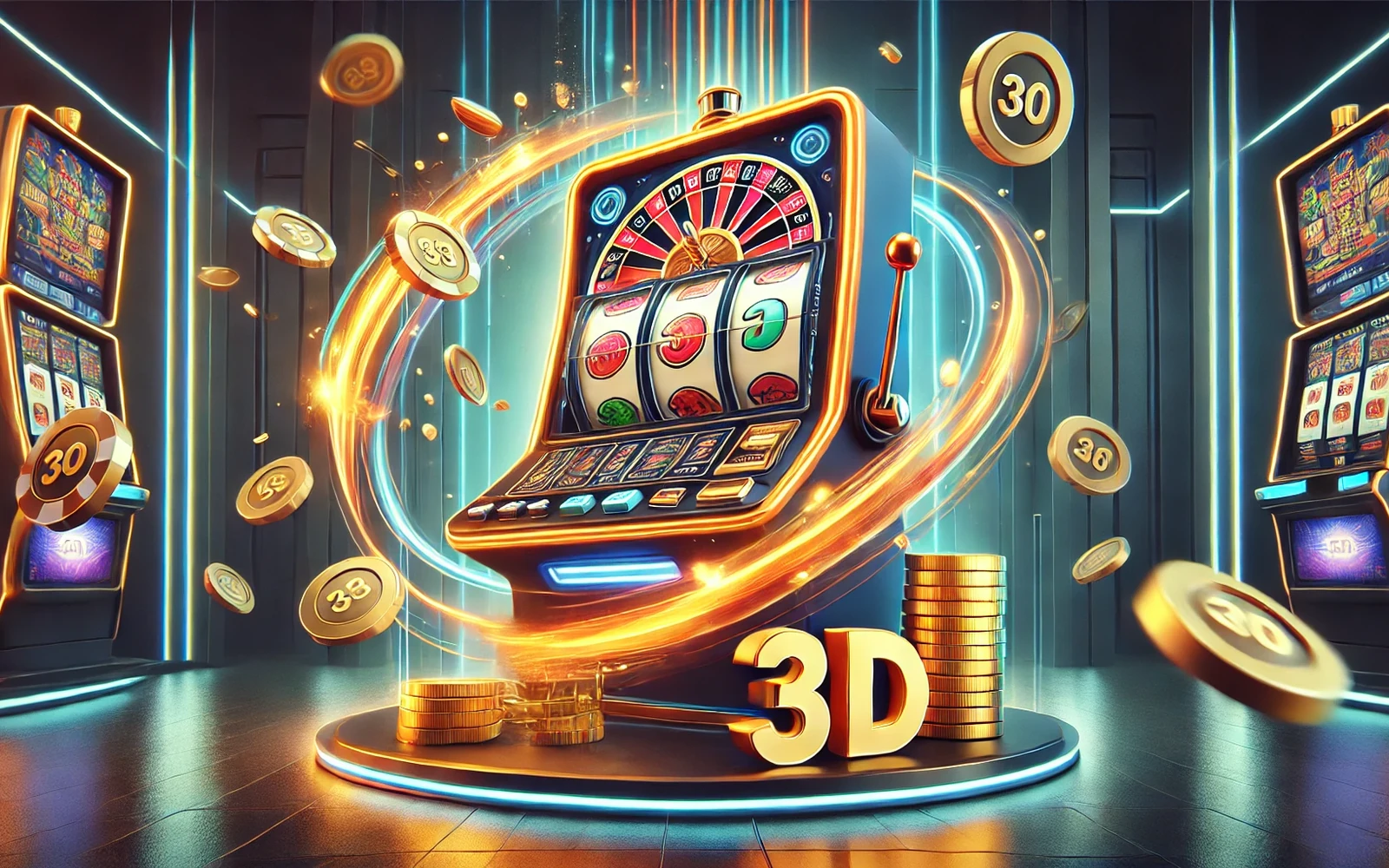 Tampilan visual permainan slot dengan reel dan simbol berwarna di ASIA200